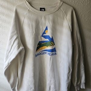 Men's The North Face "Baggin' Peaks" Crewneck Sweatshirt In XXL